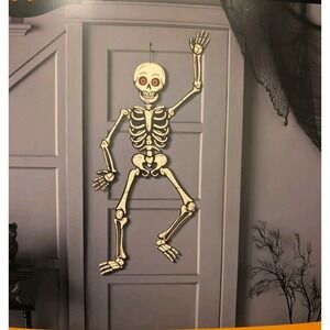 Hyde & EEK! 50" Paper Skeleton Decoration Articulated Party Decoration Halloween
